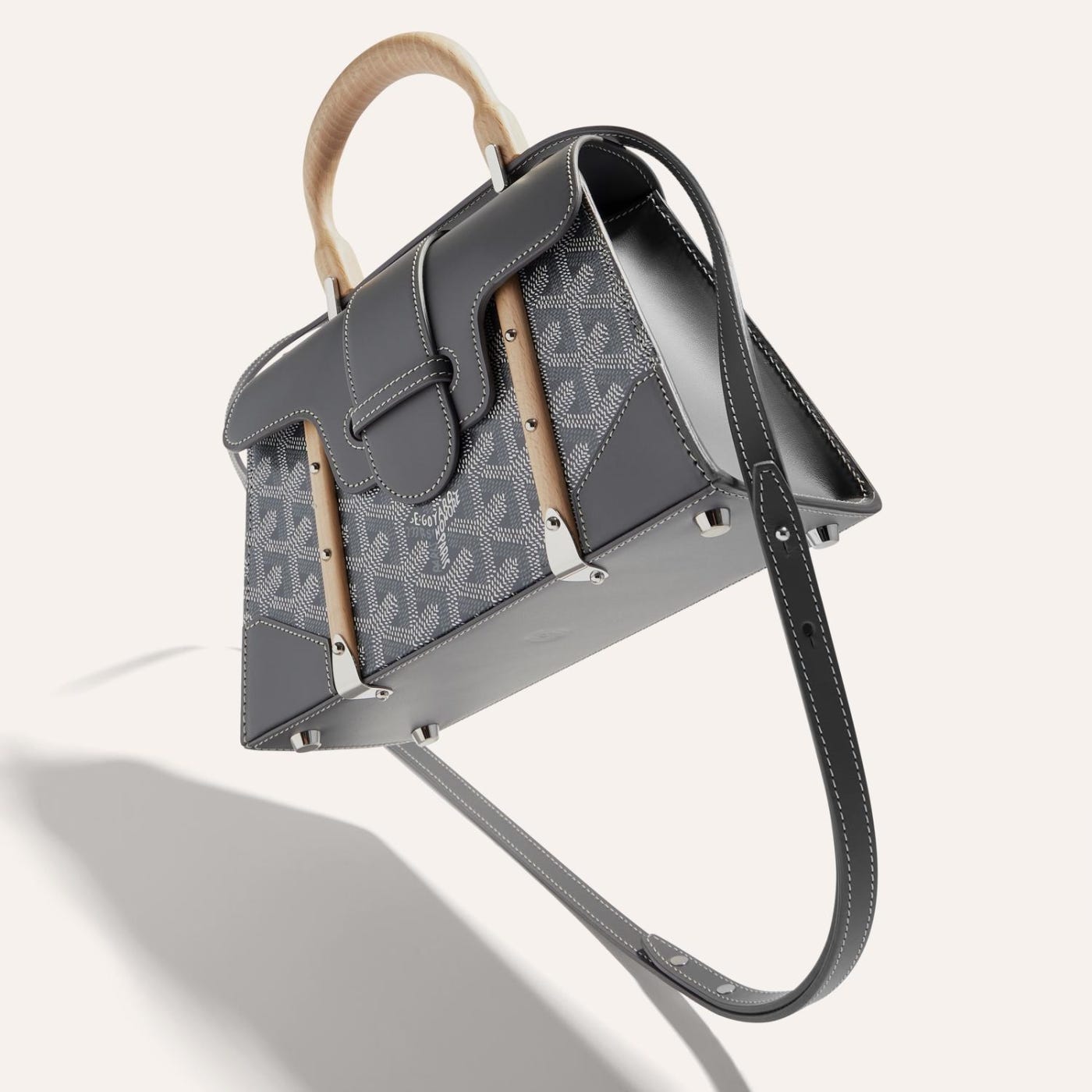 Goyard Saigon Structured Mini Bag Grey - Image 5